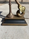 Vintage Pair Chapman Swan Lamps