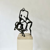 John Rhoden “Harlem Globetrotters” Bronze Sculpture