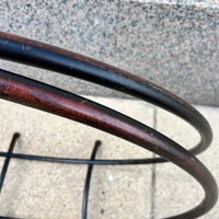 Midcentury Steel Ring Firewood Holder
