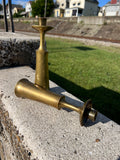 Jens Quistgaard, Pair of Dansk Brass Candlesticks JHQ
