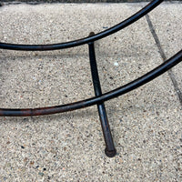 Midcentury Steel Ring Firewood Holder
