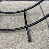 Midcentury Steel Ring Firewood Holder