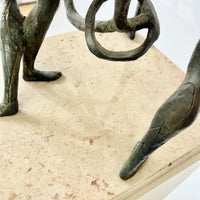 John Rhoden “Harlem Globetrotters” Bronze Sculpture