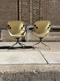 George Nelson & Assoc. MAA Swaged Leg Chairs, a pair