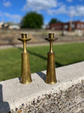 Jens Quistgaard, Pair of Dansk Brass Candlesticks JHQ