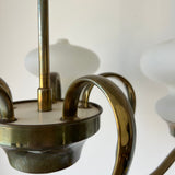 Angelo Lelii Arredoluce 5-Arm Chandelier 1950s