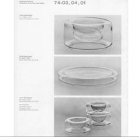 Charles Pfister Glass Bowl Collection, Set of Three