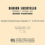 Albino Lucatello “Delta at Night” oil on canvas 1958