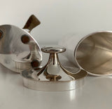 Paul Evans Attributed Cream and Sugar Set