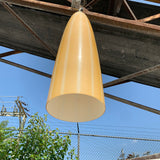 Large Vistosi Italian Glass Pendant Lamp