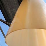 Large Vistosi Italian Glass Pendant Lamp