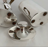 Paul Evans Attributed Cream and Sugar Set