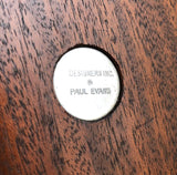 Paul Evans & Phillip Lloyd Powell Mahogany and Pewter Charger