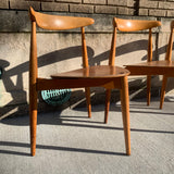 Hans J. Wegner, Set of 4 Heart Chairs