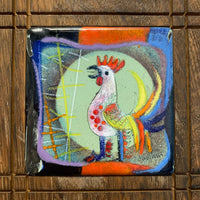 Virgil Cantini Rooster Enamel