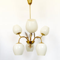 Paavo Tynell Six-Arm Chandelier
