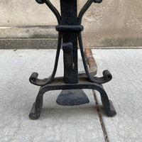 Industrialist Pair of Andirons