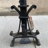 Industrialist Pair of Andirons