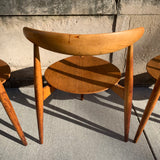 Hans J. Wegner, Set of 4 Heart Chairs