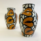 Matching Pair of Earthenware Vases by Schramberger