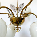Paavo Tynell Six-Arm Chandelier
