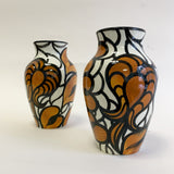 Matching Pair of Earthenware Vases by Schramberger