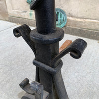 Industrialist Pair of Andirons